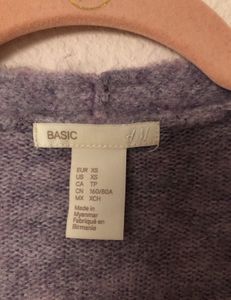 H&amp;M Lavender Cardigan