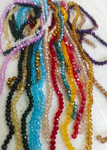 18 Line 6 Mm Crystal Beads String