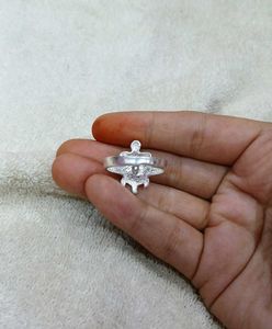 Silver Turtle Ring (Centre Stone Ocean Inspired)🩵