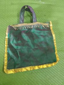 Green &amp; Gold Tote Bag
