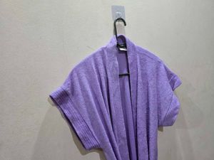 Sexy Purple Terry Bath Robe