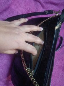 Black Sling Bag Partywear