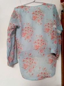 Blue Girls Top