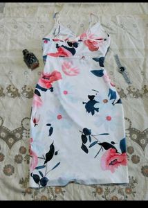 Floral Print Bodycon Dress