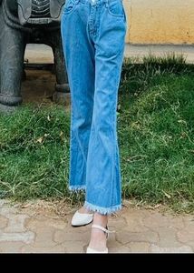 Blue Bootleg Jeans (Women)