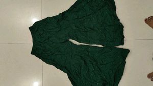 Emerald Green Palazzo Pants