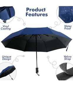 Automatic Open And Close Umbrella ☂️ New With Tag