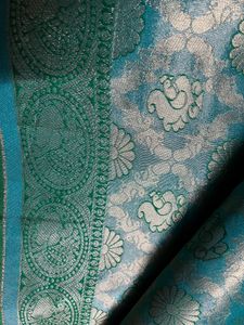New Silk Saree With Unstich Blouse