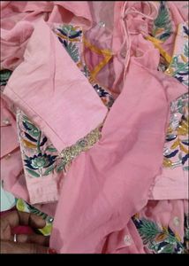 Desiner Bollywood Saree With Designer Blouse
