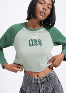 Glitchez Badass Crop Top