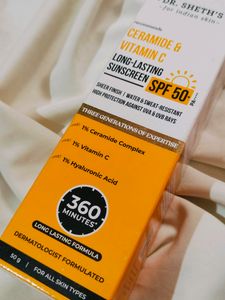 Dr Sheth&#39;s Ceramide &amp; Vitamin C Long Lasting Sunscreen