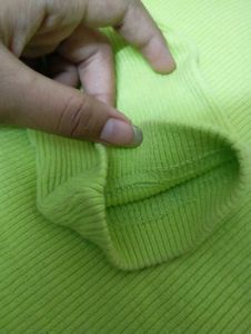 Neon Green Cropped Turtleneck