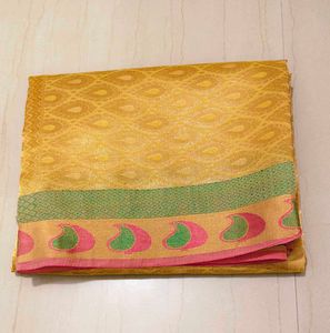 Elegant Yellow Saree
