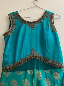 Sea Green Unused Gown Only @1200