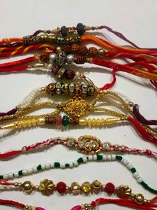 Assorted Rakhi Bracelet Set