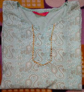 Paisley Print Kurta