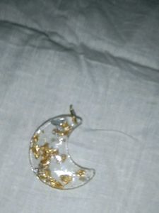 Resin Moon Pendant