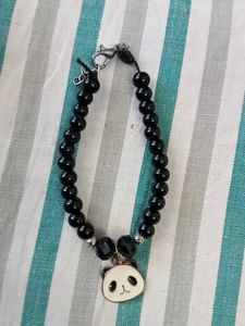 Panda Charm Beaded Necklace