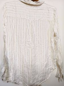 Striped Button-Down Shirt 36 to 38 inches