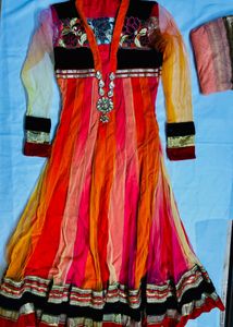 Fully Party Wear Net Sut.
