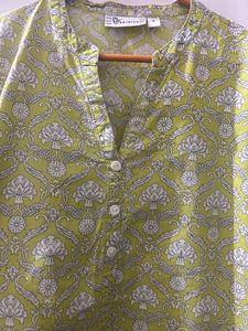 Matrigna Green Floral Tunic