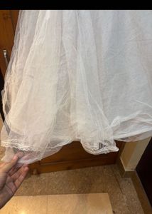 White Net CanCan for Lehenga
