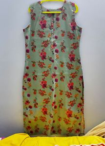 Floral Print Kurta