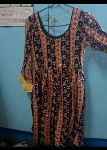 New Heavy Frock And Dupatta With Plazzo