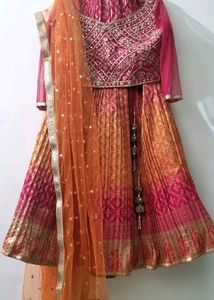PARTY WEAR BANARASI LEHENGA CHOLI WITH DUPATTA