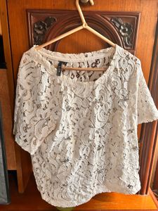 Off white Top From L.O.V By westside