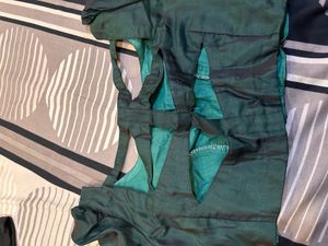 Sea Green Saree With Blouse