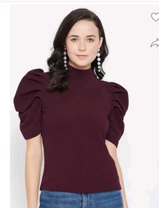 Puffed Sleeve Top