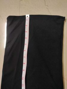 Straight Fit Black Trouser
