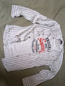 Boys Striped Shirt & Tee Set
