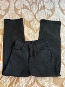 Black Straight Leg Jeans