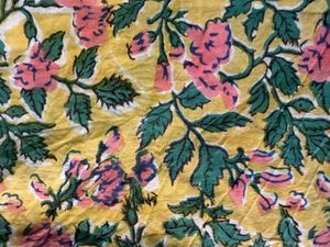 Yellow Flower Pattern Top