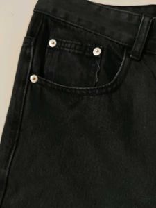 Black Charcoal Women Trendy Trouser