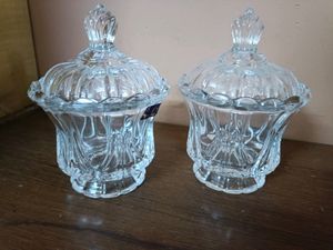 Glassware Chocolate Jar And Fruit Plate