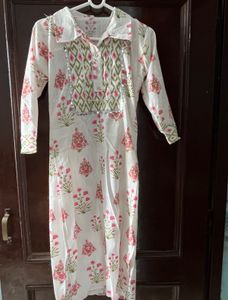Floral Print Kurta Set