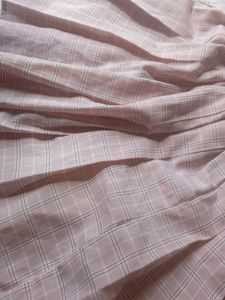 Pink Plaid Pleated Mini Skirt