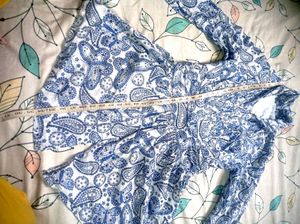 Mini Paisley High Low Tunic Dress