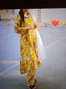 Floral Print Kurta Set