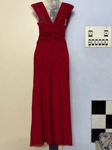 Pintrest padded Elegant Red Gown