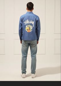 Stussy Blue Button-Down Shirt