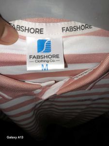 Striped Long Sleeve Polo Tshirt