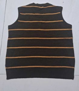 striped brown vest!