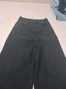 Wide Leg Denim Pants