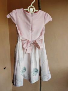 Beige Floral Dress
