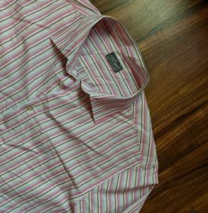 Striped Button-Down Shirt