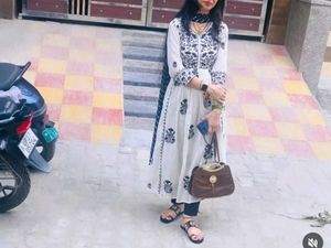 Beautiful Black Anarkali